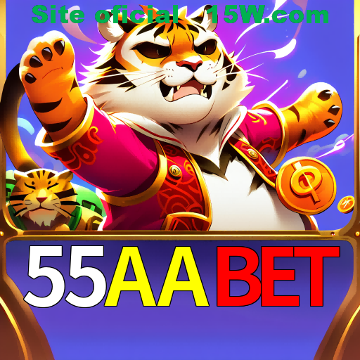 Imagem promocional da 55AAbet mostrando a plataforma e suas vantagens